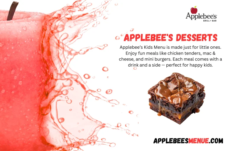 Applebee's Desserts Menu