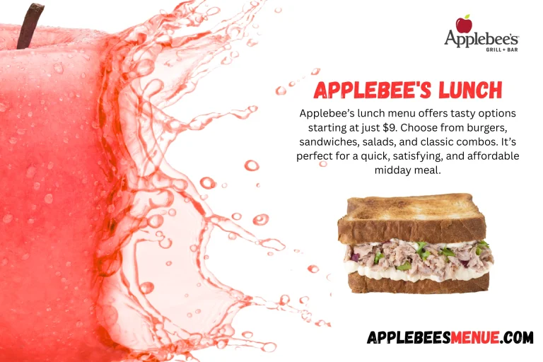 Applebee's Lunch Menu