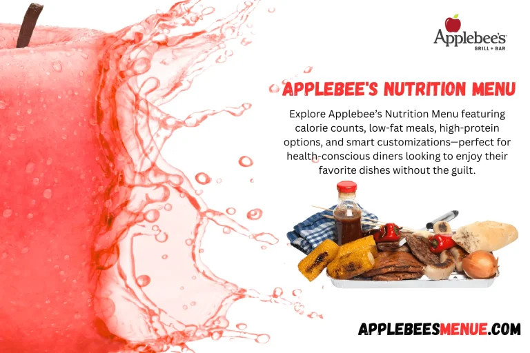 Applebee's Nutrition Menu