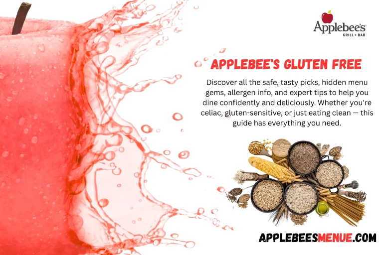 applebee's Gluten Free Menu