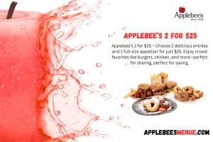 Applebee’s 2 for $25