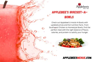 applebee's Irresist-A-Bowls