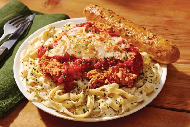 NEW Chicken Parmesan Fettuccine